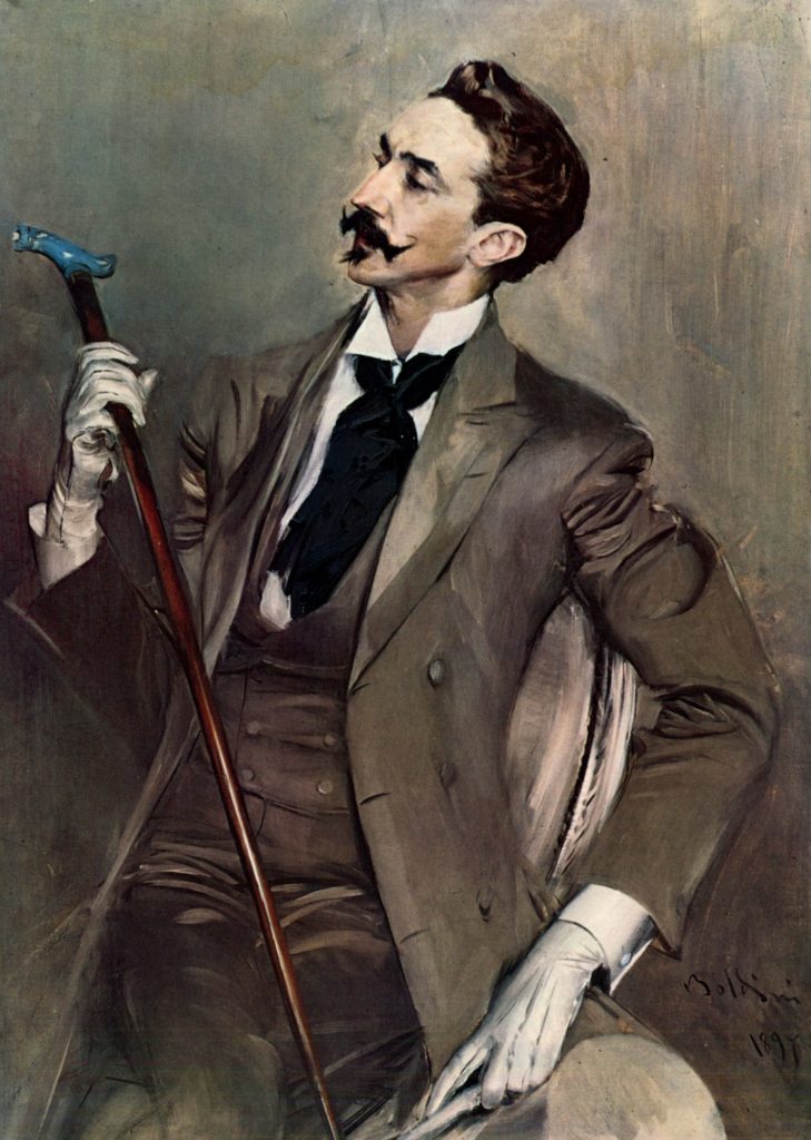 Robert de Montesquiou. Giovanni Boldini (1897). Orsay museum, Paris.