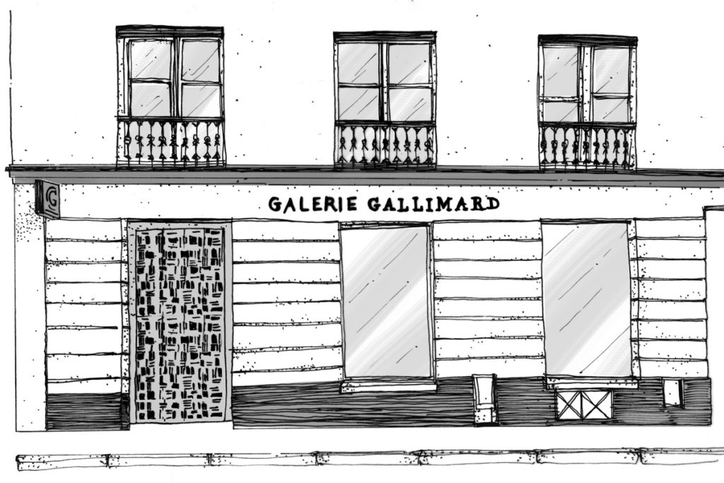 Croquis Galerie Gallimard