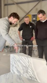 SYMPOSION - Story of a project | Part 2/3

A daybed, a chair and a floorlamp carved from seven different blocks of Arabescato Fantastico marble.
No drawings. No predefined form. Only the dialogue between hands, materials, and trust.

3 pieces imagined by Anthony Guerrée,
crafted with Les Marbreries de la Seine and Le Lit National, two houses of excellence bringing together stone and comfort in a way they were never meant to meet.

Official unveiling on January 15
at Marbreries de la Seine showroom,
33 rue du Verneuil, Paris VII

#anthonyguerrée #furnituredesign #lesmarbreriesdelaseine #lelitnational #dedar